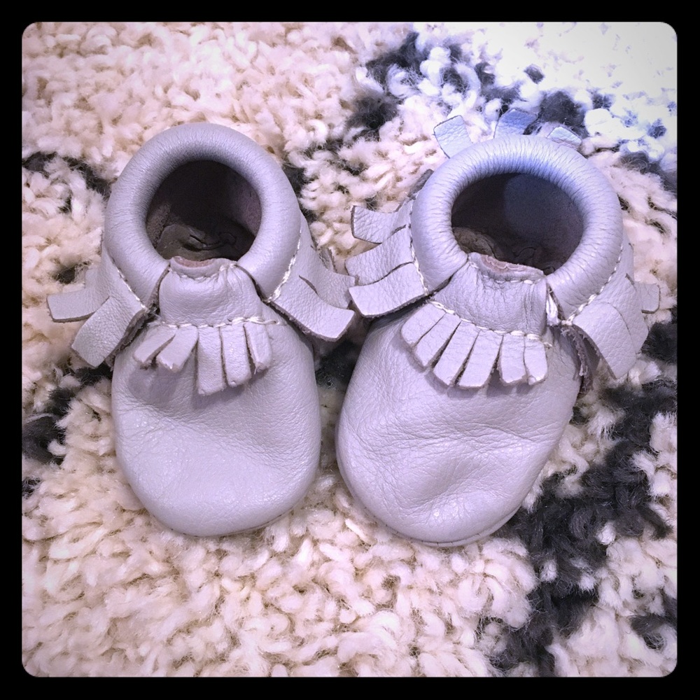 Freshly Picked size 0 gray moccasins